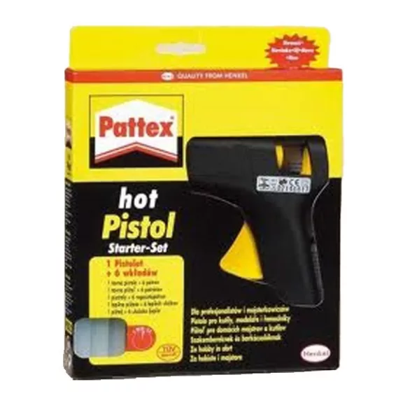 Ragasztópisztoly HENKEL Pattex +6 db ragasztópatron Ragasztópisztoly HENKEL Pattex +6 db ragasztópatron