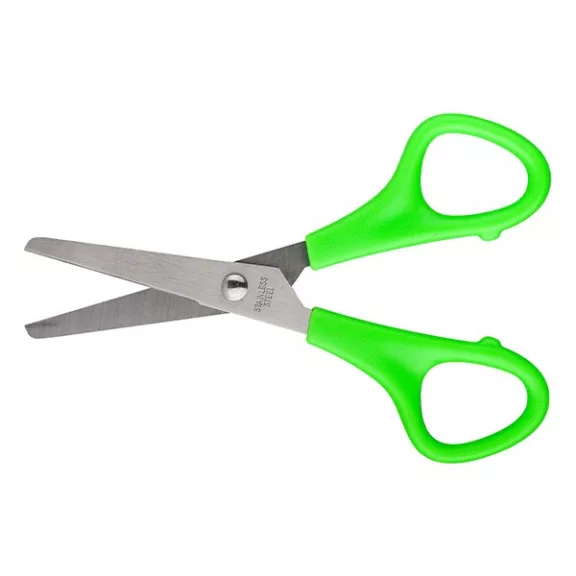 Olló iskolai ICO Süni kerekített balkezes 13,5cm vegyes színek