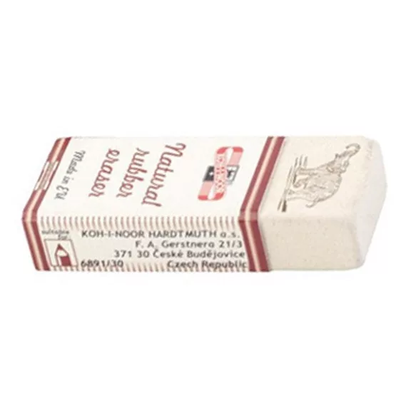 Radír KOH-I-NOOR 6891/30 natural elefántos papírtokos 57x21x11,5mm Radír KOH-I-NOOR 6891/30 natural elefántos papírtokos 57x21x11,5mm