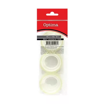   Ragasztószalag OPTIMA víztiszta 15mmx10m átlátszó 3 darabos