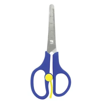   Olló iskolai FIORELLO GR-6500 rásegítős balkezes kerekített hegy 13cm