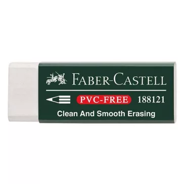   Radír FABER-CASTELL 7081 papírtokos pvc mentes színes ceruzához is