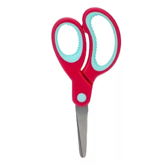 Olló iskolai ASTRA kerekített bordázott 13cm