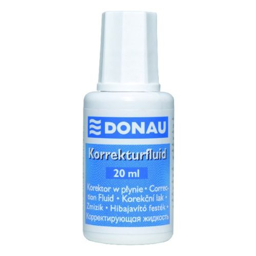 Hibajavító folyadék DONAU ecsetes oldószeres 20 ml