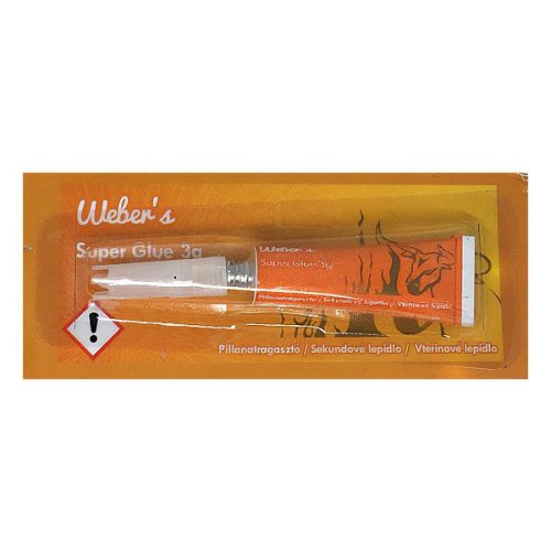 Pillanatragasztó WEBER'S Glue 3 g