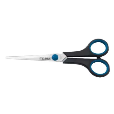 Olló irodai DAHLE 54407 gumifogós 18cm fekete