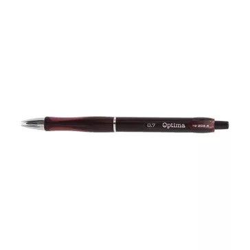Golyóstoll OPTIMA nyomógombos TB 204 piros