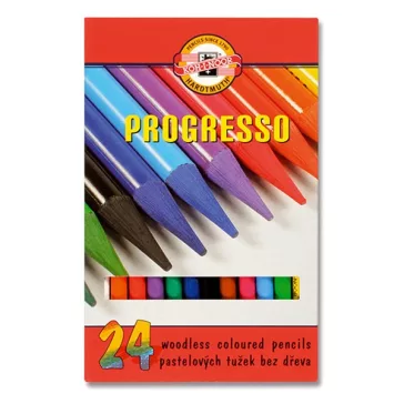   Színes ceruza KOH-I-NOOR 8758 Progresso hengeres 24 darabos készlet