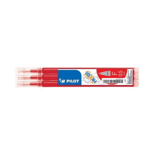 Tollbetét roller PILOT Frixion Clicker/Ball radírozható 0,25 mm piros 3 darabos