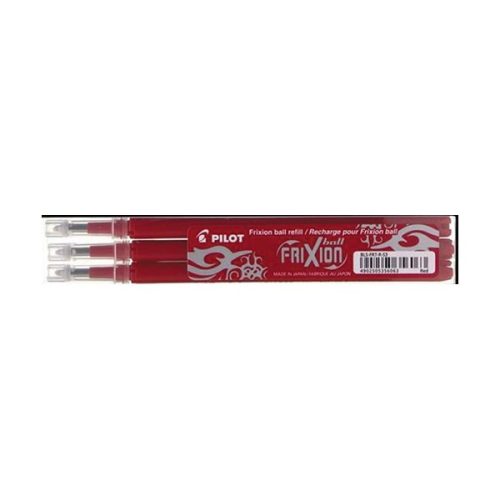Tollbetét roller PILOT Frixion Clicker/Ball radírozható 0,35 mm piros 3 darabos