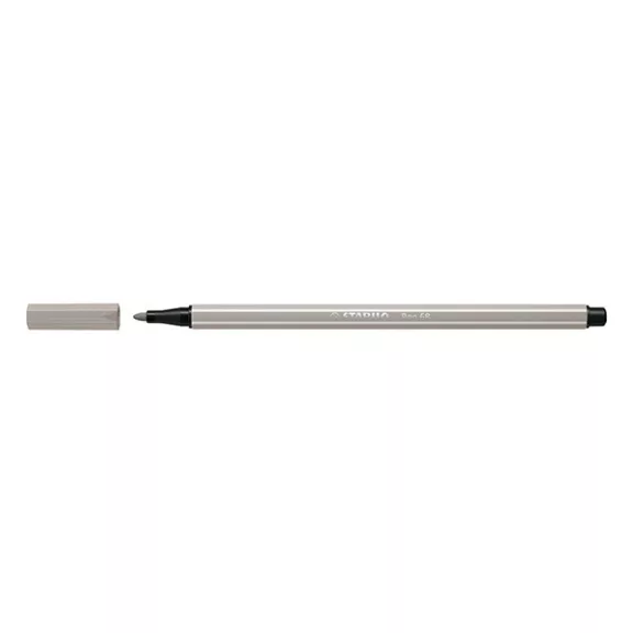 Filctoll STABILO Pen 68 meleg szürke