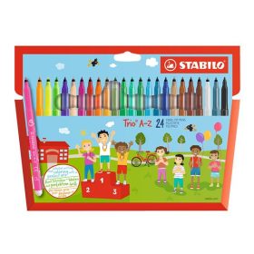 Filctoll STABILO Trio A-Z 24 darabos