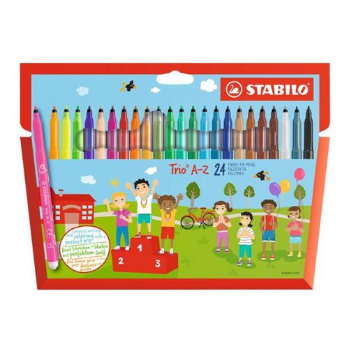 Filctoll STABILO Trio A-Z 24 darabos