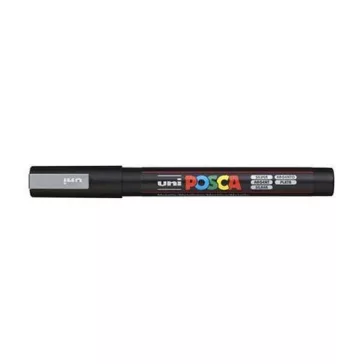Filctoll UNI Posca PC-3M ezüst