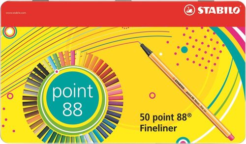 Tűfilc STABILO Point 88 50 darabos