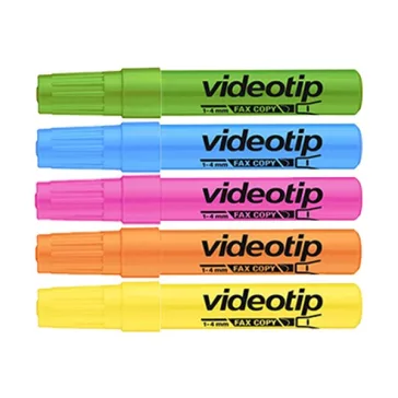 Szövegkiemelő készlet ICO Videotip 1-4mm 5 darabos