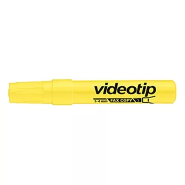 Szövegkiemelő ICO Videotip sárga 1-4mm
