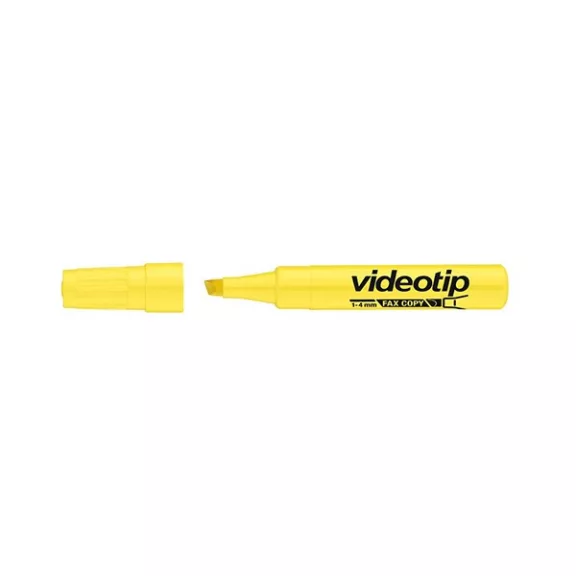 Szövegkiemelő ICO Videotip sárga 1-4mm