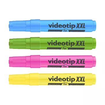 Szövegkiemelő készlet ICO Videotip XXL 1-4mm 4 darabos