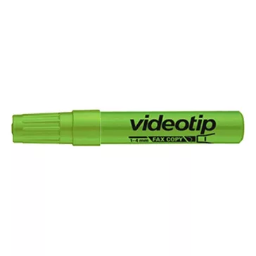 Szövegkiemelő ICO Videotip zöld 1-4mm