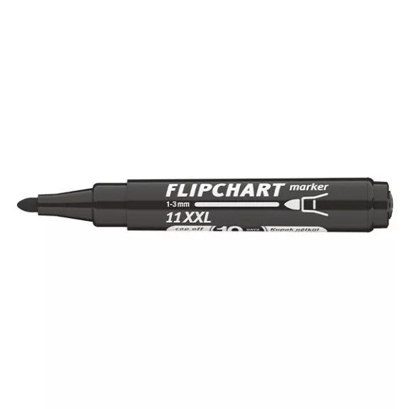 Flipchart marker ICO Artip 11 XXL kerek fekete 1-3mm