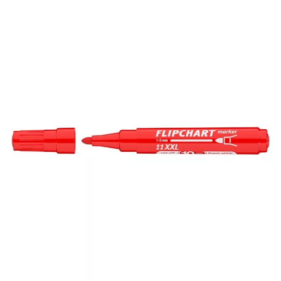 Flipchart marker ICO Artip 11 XXL kerek piros 1-3mm Flipchart marker ICO Artip 11 XXL kerek piros 1-3mm