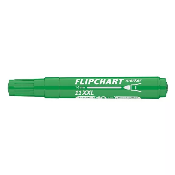 Flipchart marker ICO Artip 11 XXL kerek zöld 1-3mm Flipchart marker ICO Artip 11 XXL kerek zöld 1-3mm