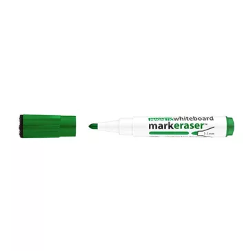   Táblamarker ICO Markeraser mágneses kupakkal törlővel zöld 1-3mm