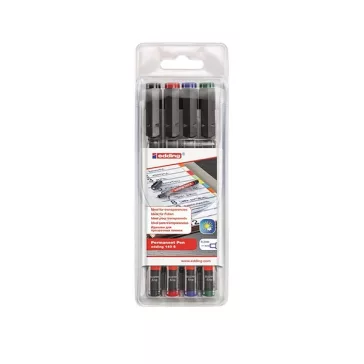 Alkoholos marker EDDING 140S 4 darabos