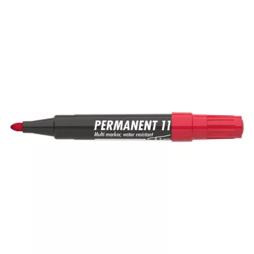 Alkoholos marker ICO Permanent 11 piros