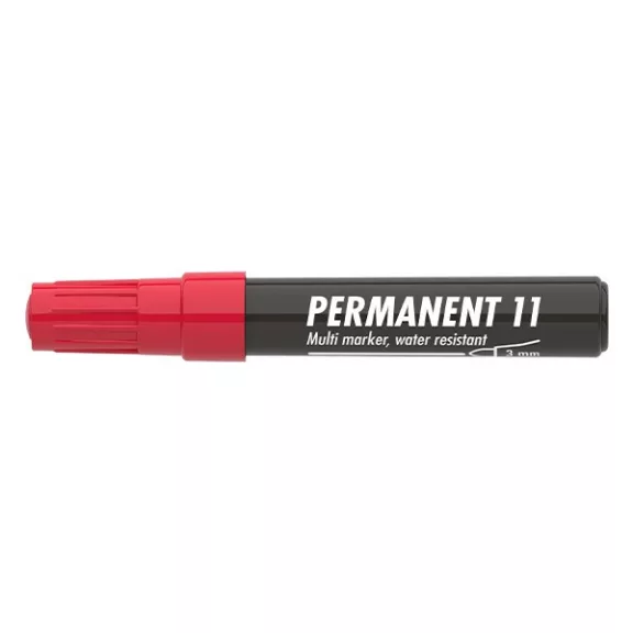 Alkoholos marker ICO Permanent 11 piros