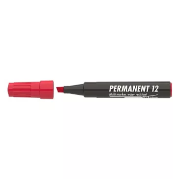 Alkoholos marker ICO Permanent 12 piros