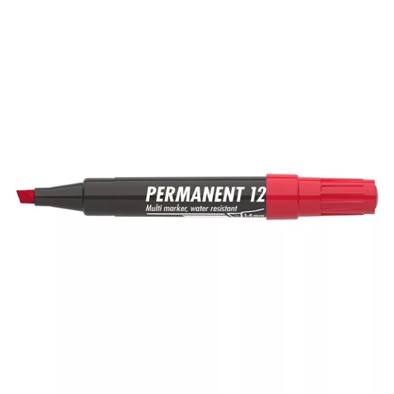Alkoholos marker ICO Permanent 12 piros