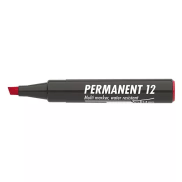 Alkoholos marker ICO Permanent 12 piros