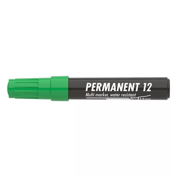 Alkoholos marker ICO Permanent 12 zöld