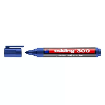 Alkoholos marker EDDING 300 kerek kék