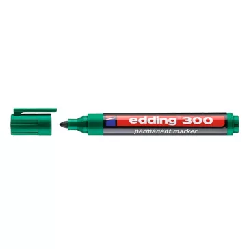 Alkoholos marker EDDING 300 kerek zöld