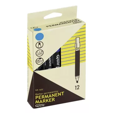 Alkoholos marker GRAND vágott kék