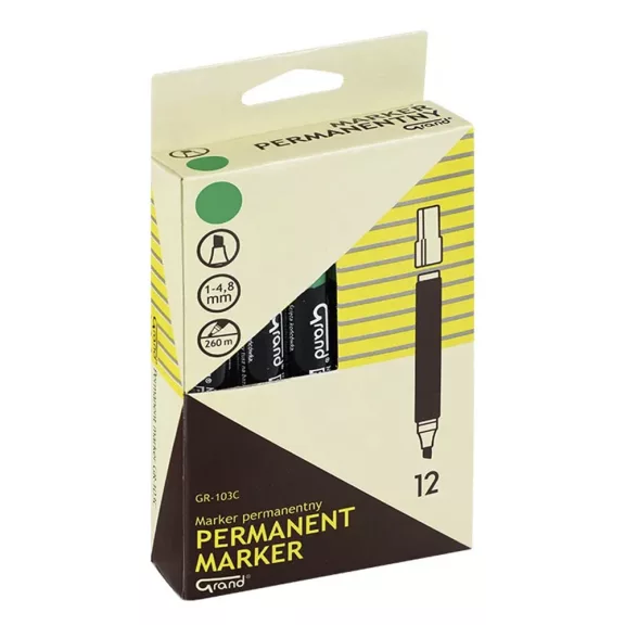 Alkoholos marker GRAND vágott zöld