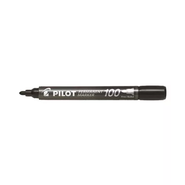 Alkoholos marker PILOT 100 kerek fekete