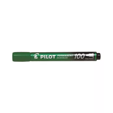 Alkoholos marker PILOT 100 kerek zöld