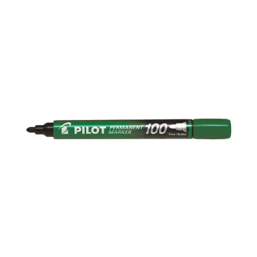 Alkoholos marker PILOT 100 kerek zöld