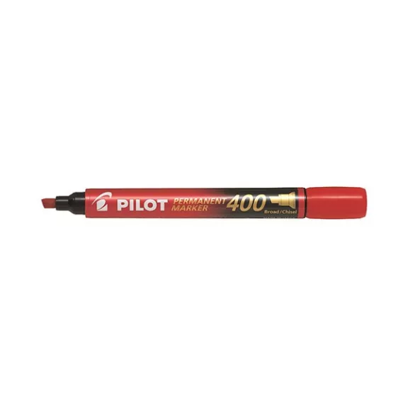 Alkoholos marker PILOT 400 vágott piros