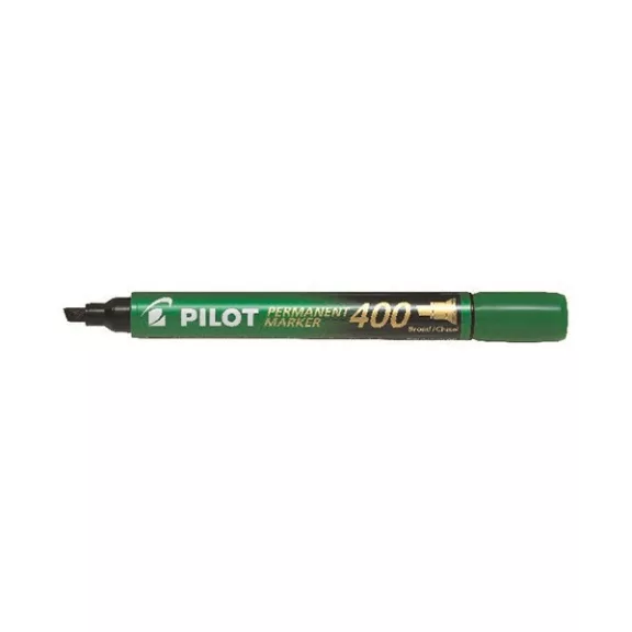 Alkoholos marker PILOT 400 vágott zöld