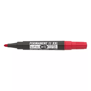 Alkoholos marker ICO Permanent 11 XXL piros