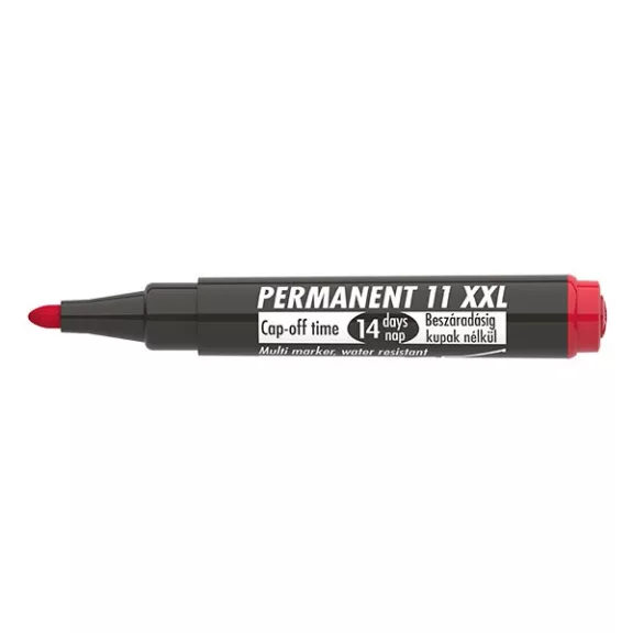 Alkoholos marker ICO Permanent 11 XXL piros