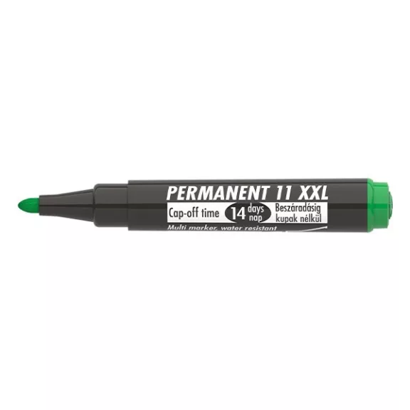 Alkoholos marker ICO Permanent 11 XXL zöld