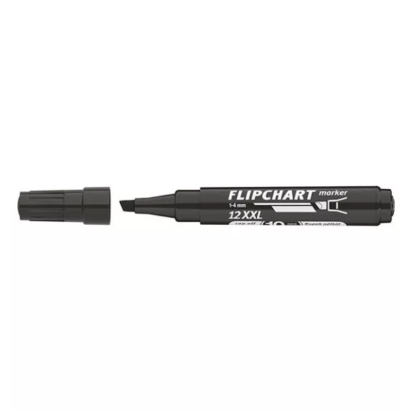 Flipchart marker ICO Artip 12 XXL vágott fekete 1-4mm Flipchart marker ICO Artip 12 XXL vágott fekete 1-4mm