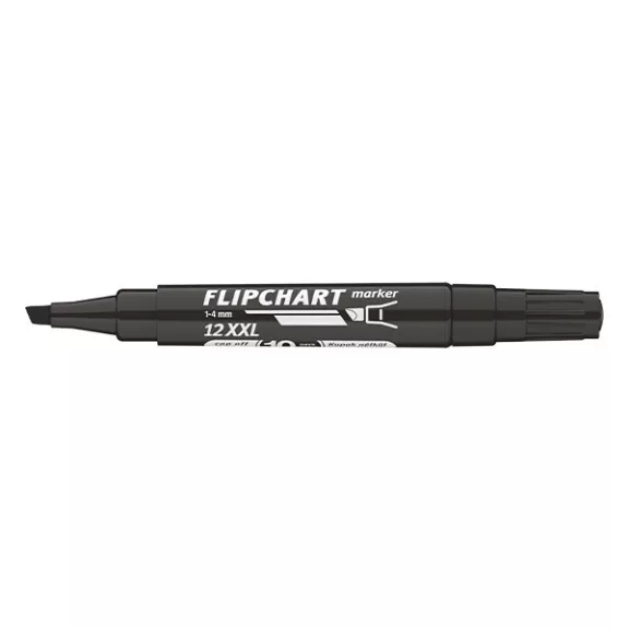 Flipchart marker ICO Artip 12 XXL vágott fekete 1-4mm