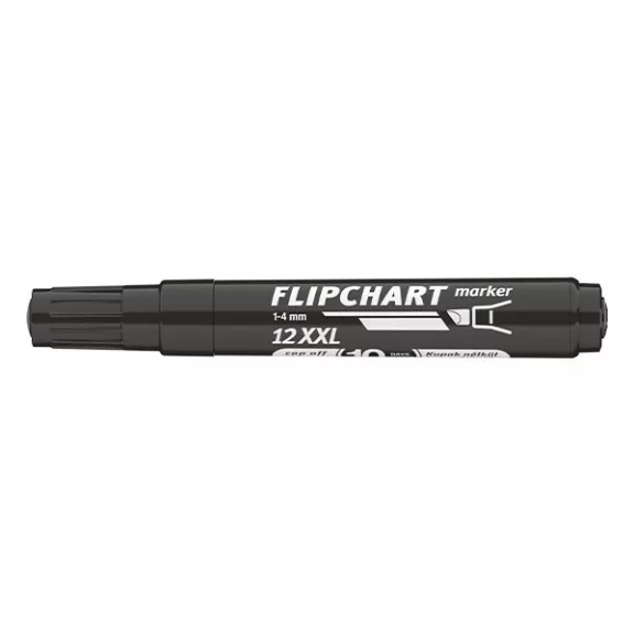 Flipchart marker ICO Artip 12 XXL vágott fekete 1-4mm